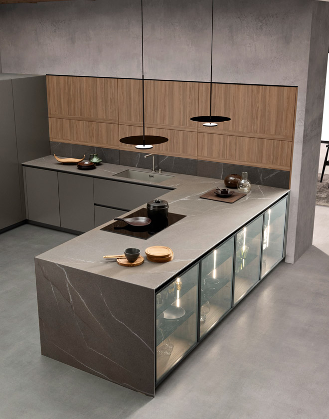 Cucina Aroma - Design Eclettico - Pedini arredamenti