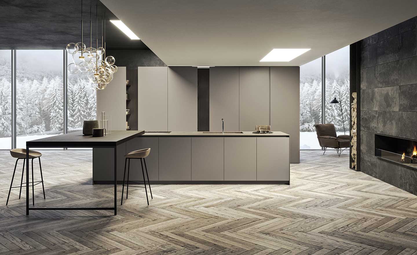 Cucina Arkè - Design e praticità - Pedini arredamenti