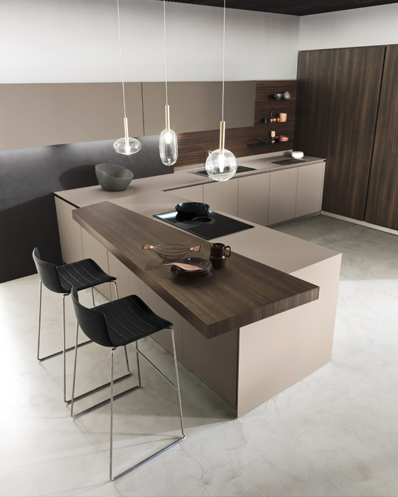 Cucina Moka - Cucina in materiali nobili - Pedini Cucine