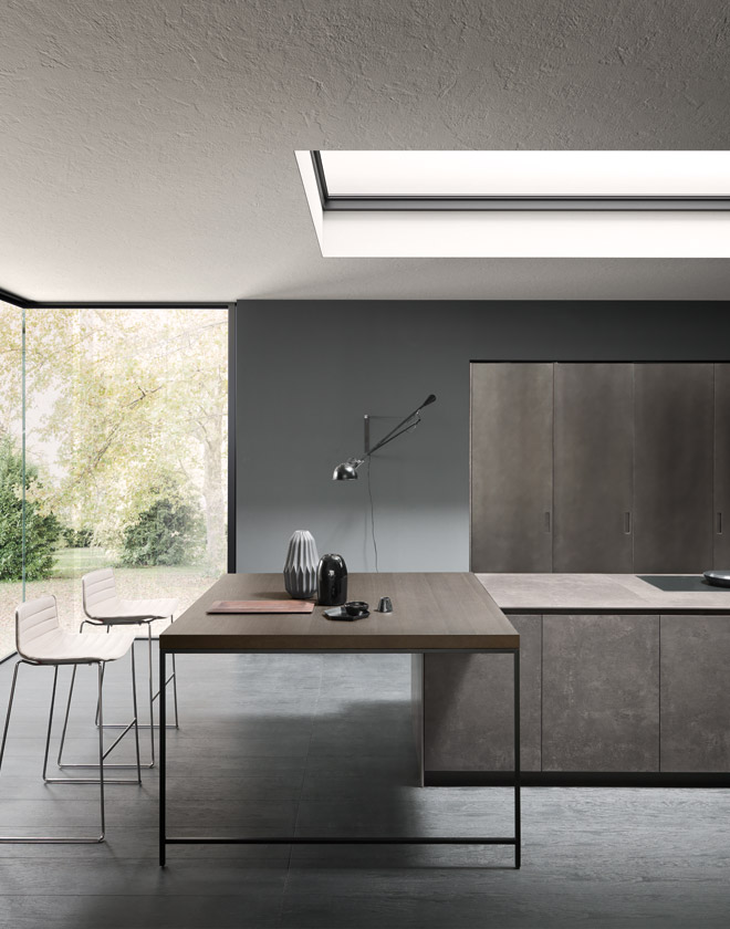 Cucina Moka - Cucina in materiali nobili - Pedini Cucine