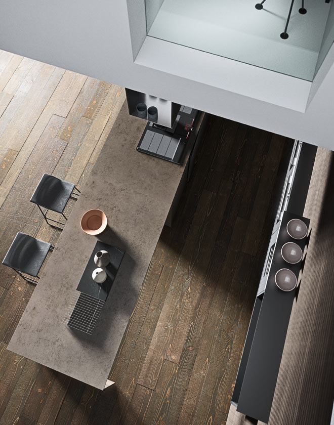 Cucina Moka - Cucina in materiali nobili - Pedini Cucine