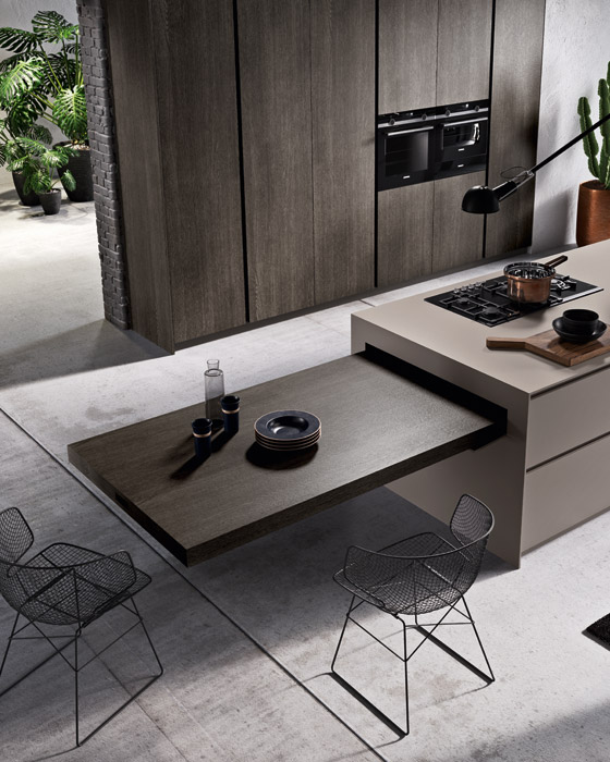 Cucina Moka - Cucina in materiali nobili - Pedini Cucine
