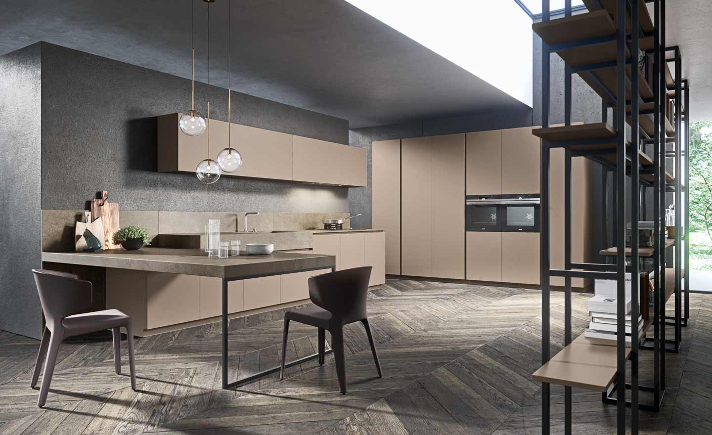 Cucina Moka - Cucina in materiali nobili - Pedini Cucine