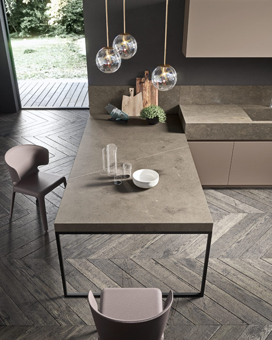 Cucina Moka - Cucina in materiali nobili - Pedini Cucine