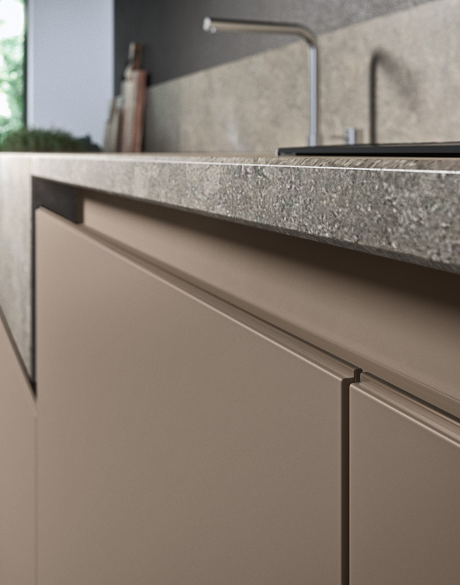 Cucina Moka - Cucina in materiali nobili - Pedini Cucine
