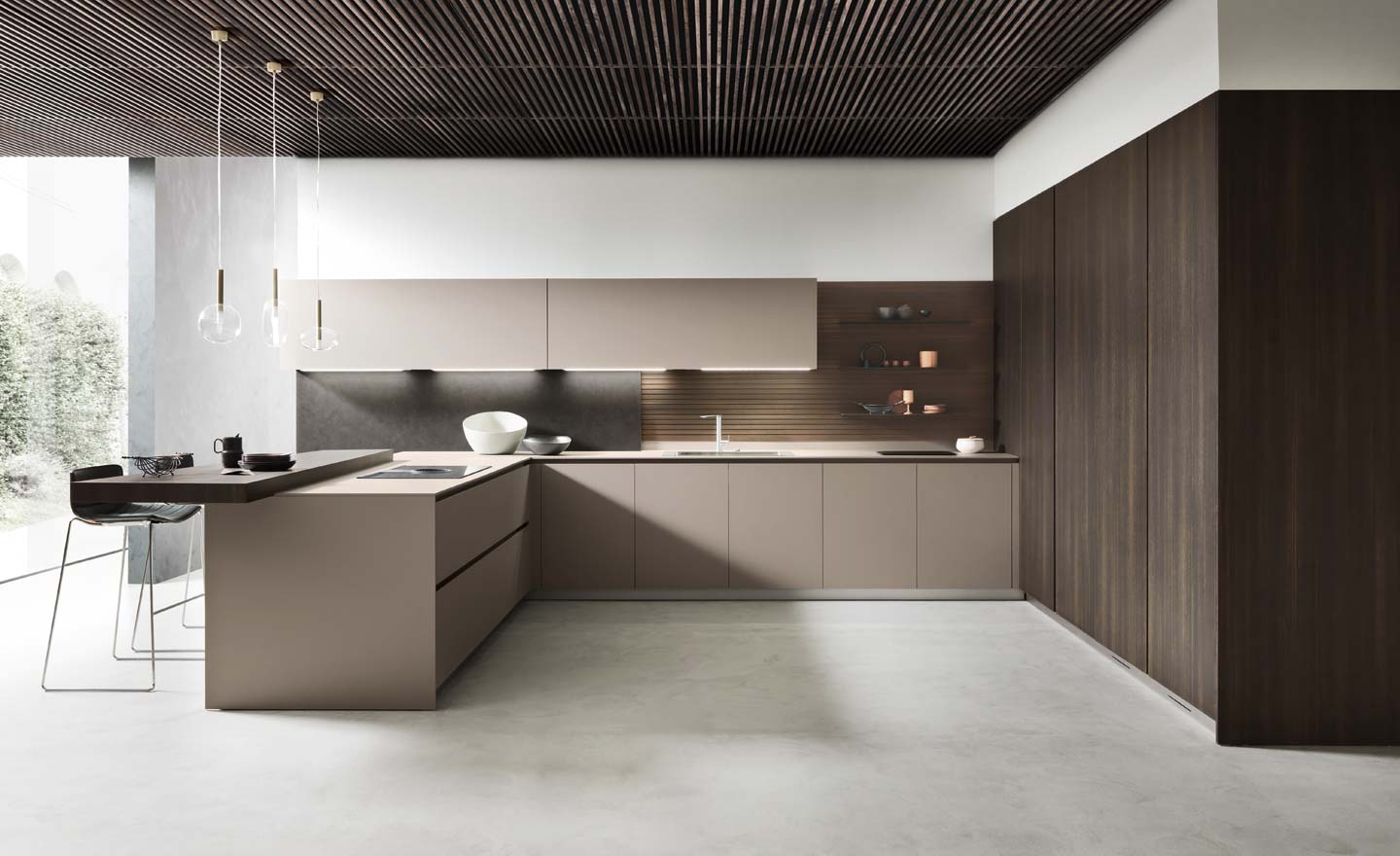Cucina Moka - Cucina in materiali nobili - Pedini Cucine