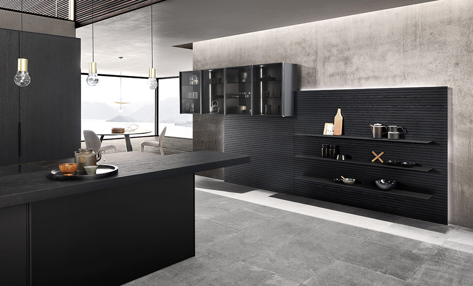 Zona Living moderna e modulare - Pedini arredamenti
