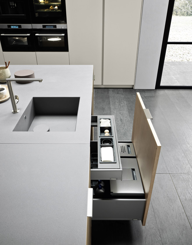 Cucina Quadra 10 - Cucina stile retrò - Pedini arredamenti