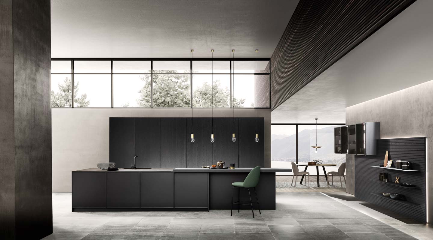 Cucina Quadra 10 - Cucina stile retrò - Pedini arredamenti