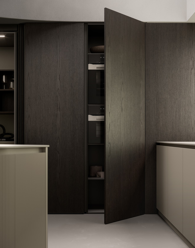 Cucina Arkè Shape - Design a livelli - Pedini arredamenti