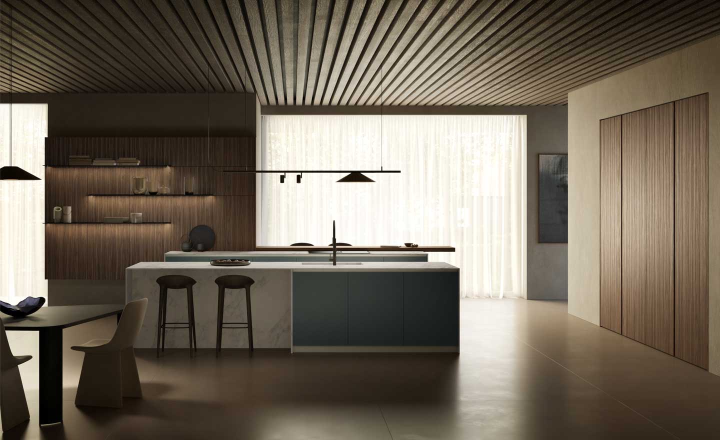 Cucina Aroma - Design Eclettico - Pedini arredamenti